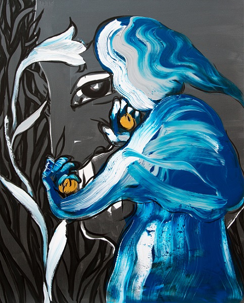 Secret Garden, 2015, Acrylic on canvas, 162x130cm